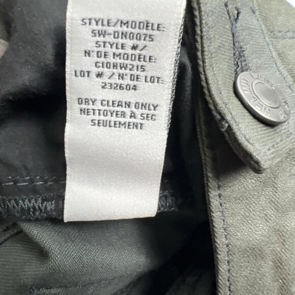 HELMUT LANG Green Coated Stretch Skinny Leg Jeans Sz 29 # SW-DN0075 NWT - Picture 9 of 12
